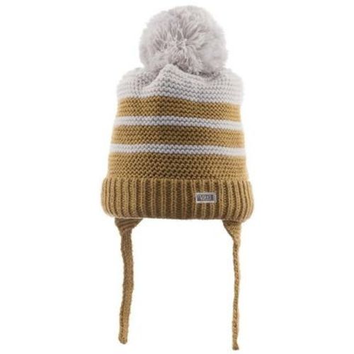 Wear Sierra Infant Boys' Knitted Winter Beanie With Earflaps Camel For boys 0-18 months