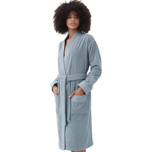 SEYANTE Turkish Cotton Terry Kimono Bathrobe for Women