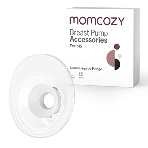 Momcozy M5 Double-Sealed Flange 27mm. Original M5 Breast Pump Replacement Accessories, 1PC (27mm)