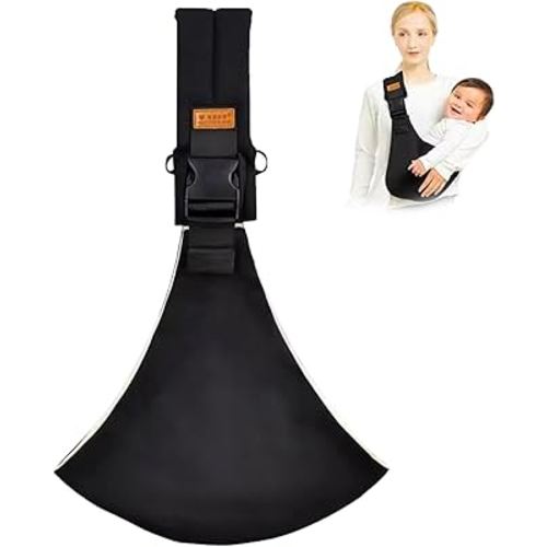 Baby Sling Carrier,Toddler Carrier, 2025 New Baby Sling,Portable and Lightweight Sling,Non-Slip Hip Seat Carrying 10-30lbs(Black)