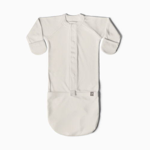 Goumi Kids 24hr Convertible Sleeper Baby Gown - Cloud, Newborn