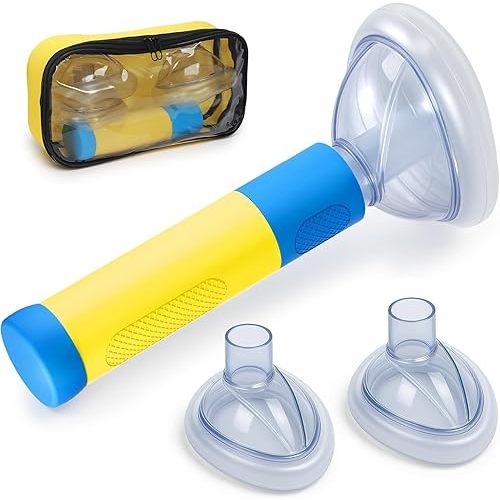 Travel Carrying Bag for Device, Durable Storage Bag for Airway Suction Kit, Portable Travel Case with Adjustable Hand Strap for Car Home Camping Hiking, Yellow