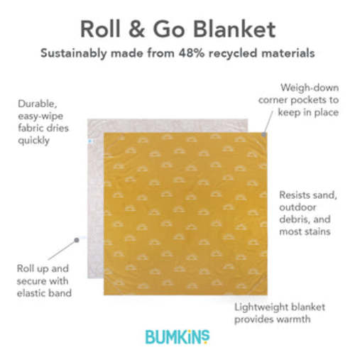 Desert Boho Roll & Go Indoor, Outdoor Blanket | Bumkins