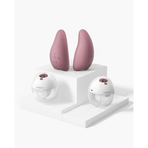 Momcozy M5 Double Wearable Pump & Heat Massager Bundle