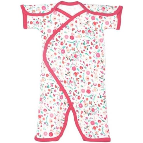 Boys & Girls Short-Sleeve Open-Shoulder NIC-Jumpsuit - NICU Friendly