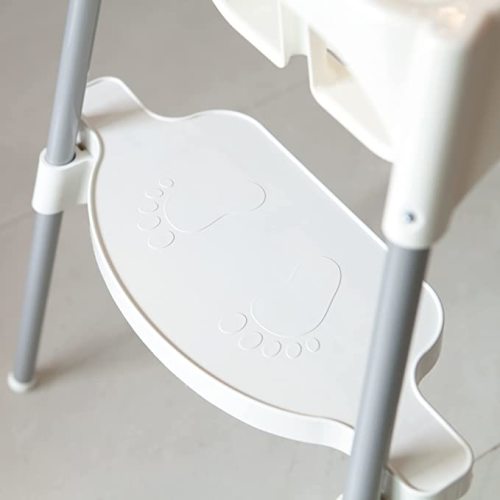 Baby Footrest Compatible with IKEA High Chair Antilop Footrest Accessories, Balchakryuk (White Snow)
