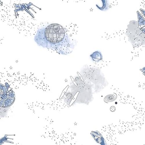 Star Wars Good Night Galaxy Peel and Stick Wallpaper by RoomMates, RMK12815PL