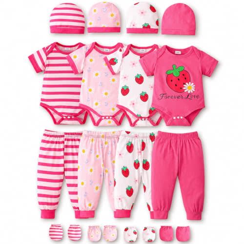 Baby Boy Girl Clothes Preemie Newborn Must Have Infant Essentials Outfits 20 Piece Clothing 0-18 Months