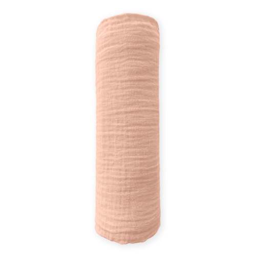 Muslin Swaddle Single - Peach Blush – SwaddleDesigns