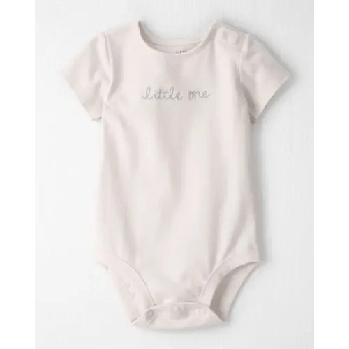 Baby Organic Cotton 'Little One' Embroidered Bodysuit  - Little Planet | Carter's