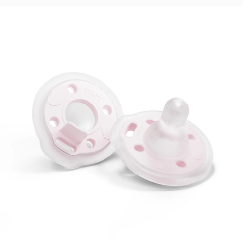 babypace® breast-like pacifier 2-set in delicate seashell | mōmi
