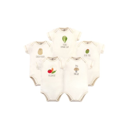 Organic Cotton Bodysuits, 0-3M