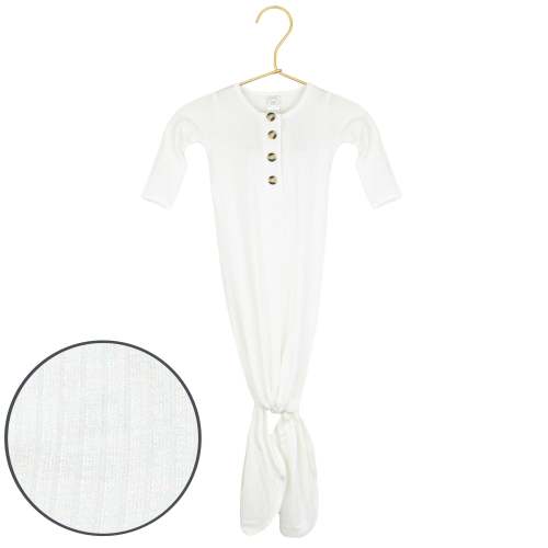 Wren Ribbed Knotted Gown