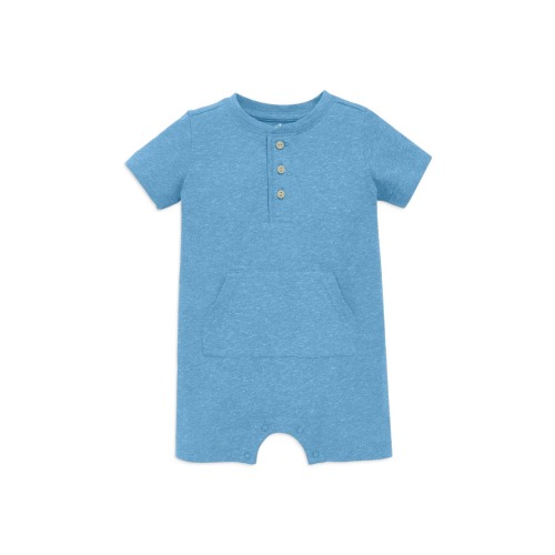 Baby Heathered Henley Shortie