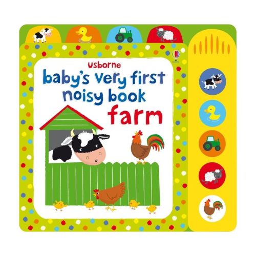 Baby's Very First Noisy Book Farm - (Baby's Very First Books) by Fiona Watt (Board Book)