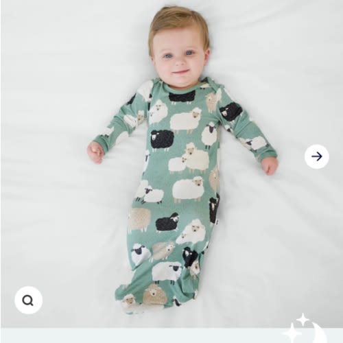 Little Sheepies Infant Gown – Little Sleepies