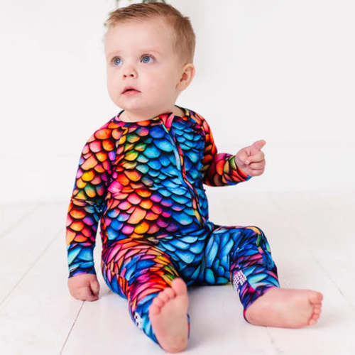 Fynn the Dragon Convertible Baby Pajama