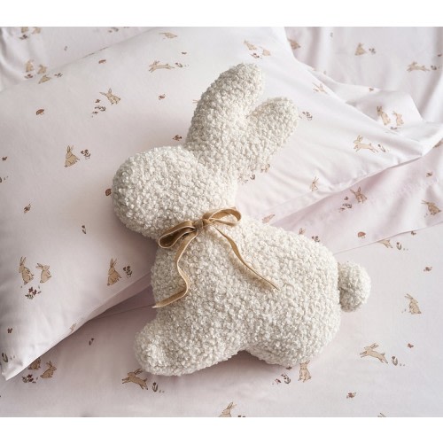 Rylee + Cru Bunny Shearling Shaped Pillow