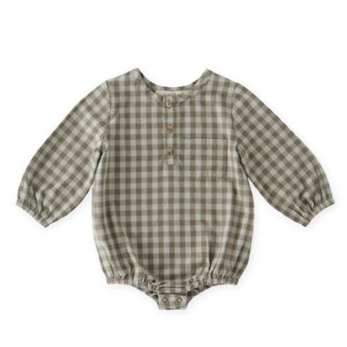 Flannel Long Sleeve One-Piece - Pehr