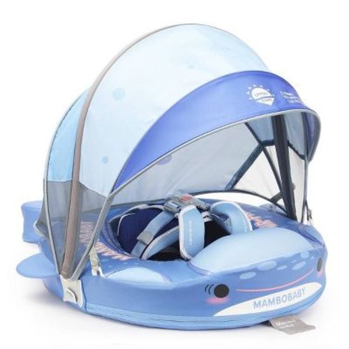 Mambobaby Sunny Navigator Whale Shark Pool Lounger - Light Blue