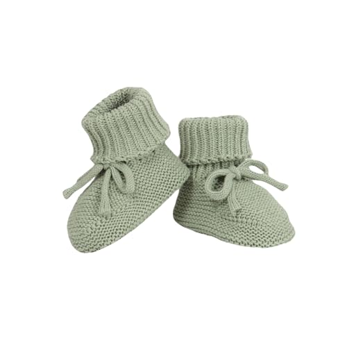 Hadetoto Baby Booties Newborn First Walkers Cozy Shoes Warm Knit Soft Booties for Toddler Infant Boy Girl
