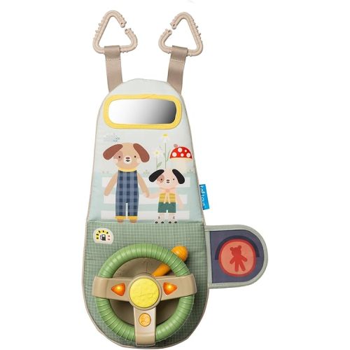 Taf Toys Car Seat Toy - Interactive Baby Infant Car Toys with Lights & Realistic Sounds for Babies - Stimulating Car Travel Entertainment - Perfect for Car Seat & Travel - 0-6-12-18 Months Boy Girl