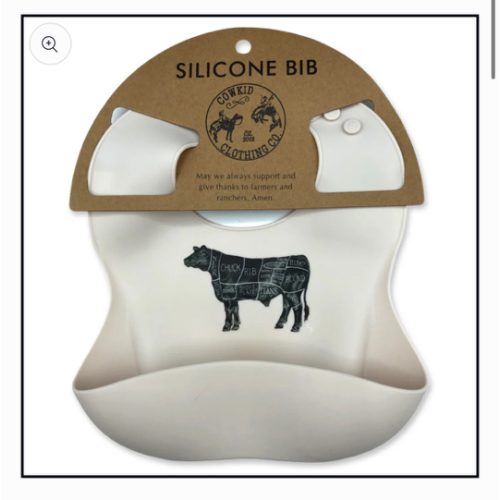 Cream Beef Cuts Bib – Cowkid Clothing Company
