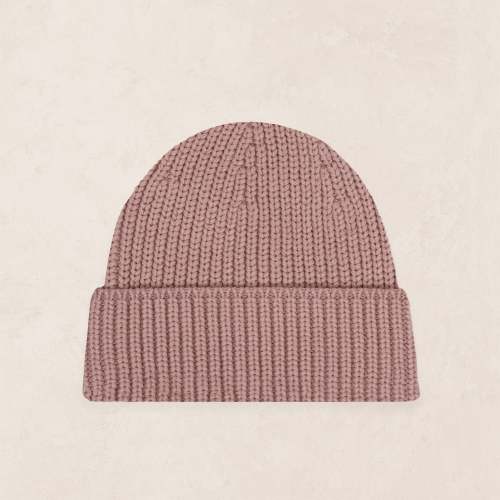 Knit Beanie - Mauve