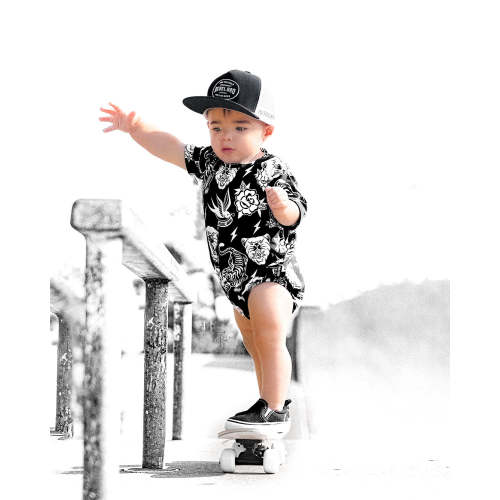 Bamboo Bubble Romper in Born to be Wild