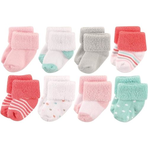 Luvable Friends Unisex Baby Newborn and Baby Terry Socks