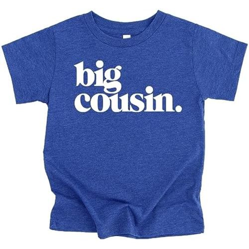 Bold Big Cousin T-Shirts for Girls and Boys Fun Family Outfits
