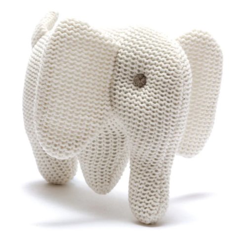 Knitted Elephant Rattle