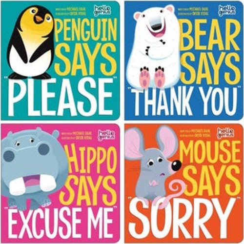 First Manners Board Books - Set of 4