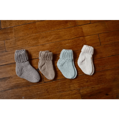 100% GOTS Organic Cotton, Handknit Socks — MIDNIGHT KIN