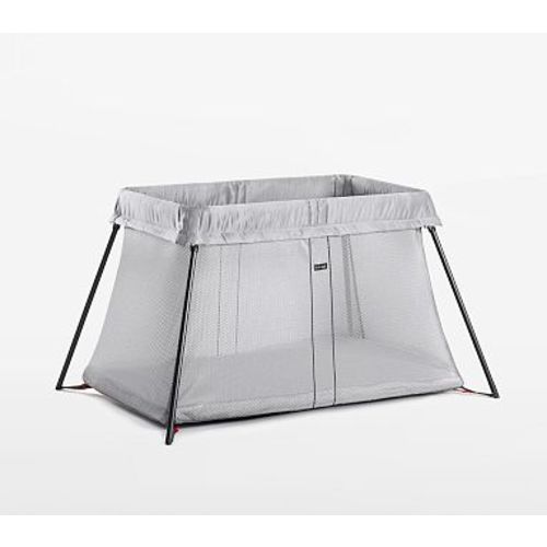 BabyBjörn® Travel Crib Light + Crib Sheet, Silver Mesh