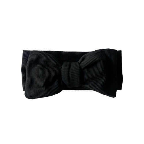 Ribbed Bow, Black