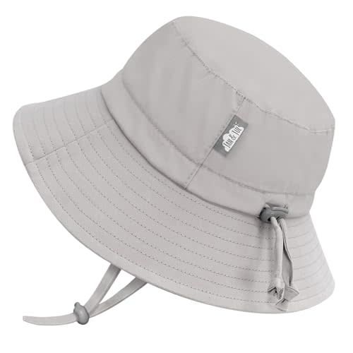 JAN & JUL Grow-with-Me Cotton Bucket Sun-Hat for Baby and Kids