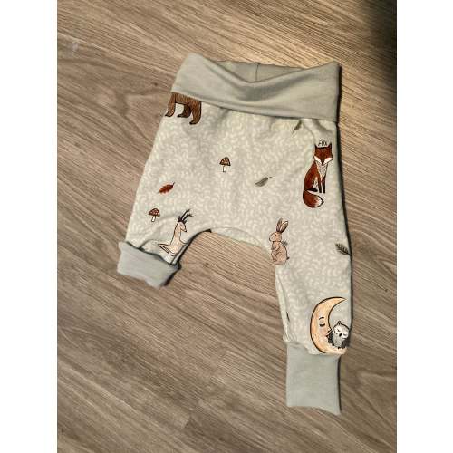 Sleepy Woodland Grow with me pants – Naptime Creations NB - 6 months