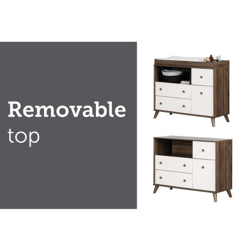 South Shore Yodi 4-drawer Storage Changing Table