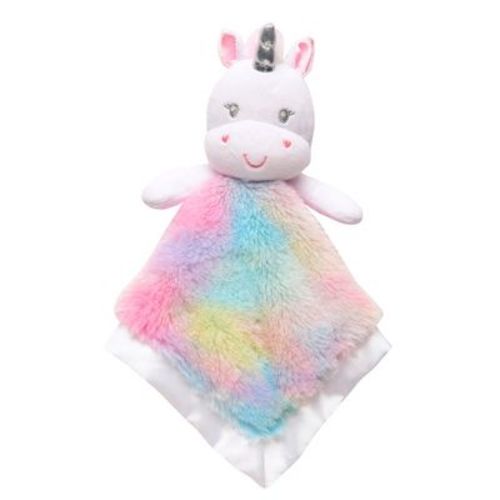 Baby Starters Plush Snuggle Buddy with Rattle and Embroidery