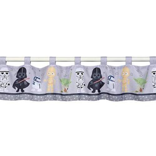 Lambs & Ivy Star Wars Classic Window Valance - Yoda/darth Vader/r2-d2/c-3po