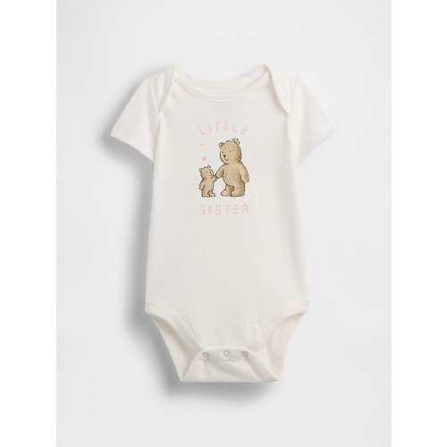 Baby Cotton Gauze Floral Collared Bodysuit