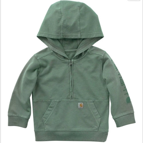 Kids' Long Sleeve Re-Engineered Garment Dye Half-Zip Sweatshirt (Baby/Toddler) | Baby Girl Clothes (0-24M) | Carhartt