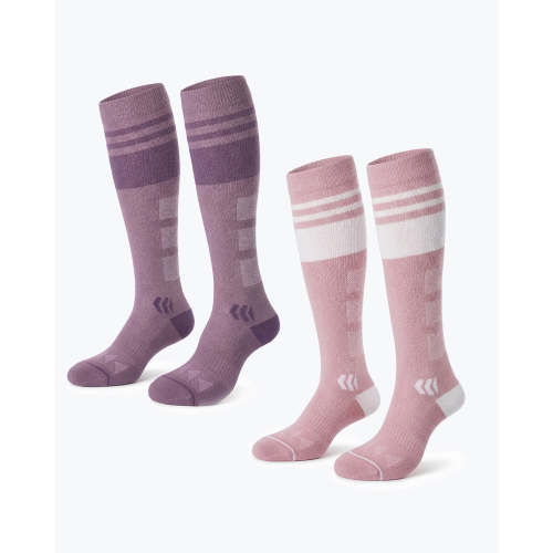 Momcozy Wide Calf Compression Socks 20-30mmHg for Sports 2 Pairs