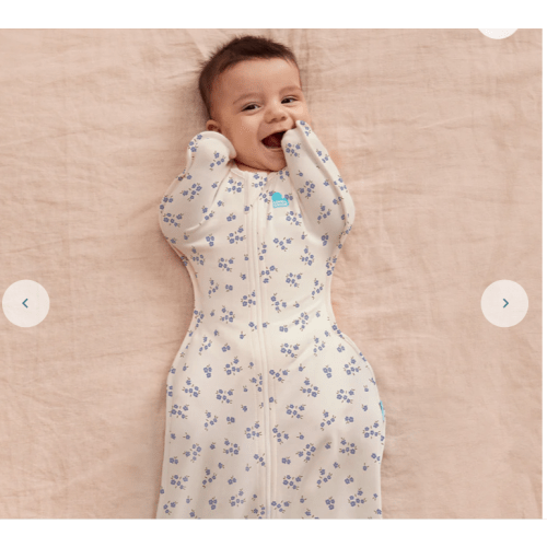 Swaddle Up™ 1.0 TOG Cotton Jacaranda Meadow