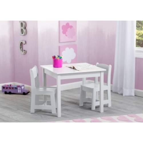 Delta Children Mysize Kids Table And Chair Set (2 Chairs Included)