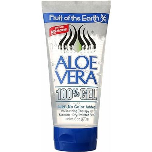 Fruit of the Earth Aloe Vera 100% Gel 6 oz (Pack of 2)
