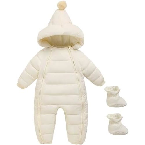 Ohrwurm Baby Cotton Down jackets Snow Wear Hoodie Jumpsuit Winter Double Zip Up Snowsuit
