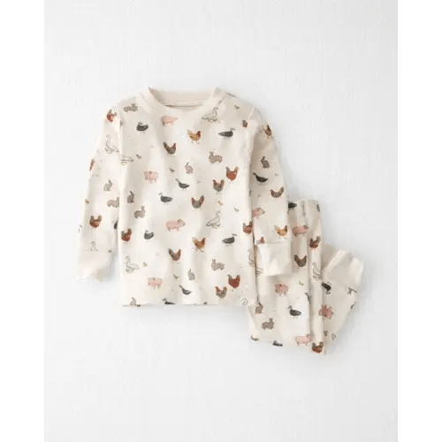 Baby Organic Cotton Pajamas in Farm Friends - Little Planet | Carter's