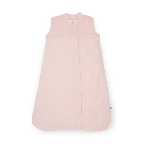 Cotton Muslin Quilted Sleep Bag - Light Pink